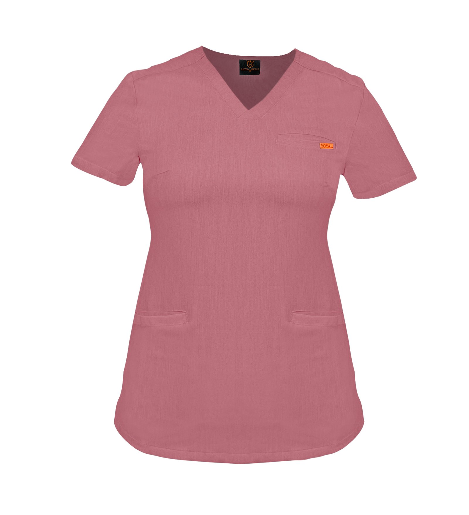 Bluza medicala de dama slim fit cu trei buzunare