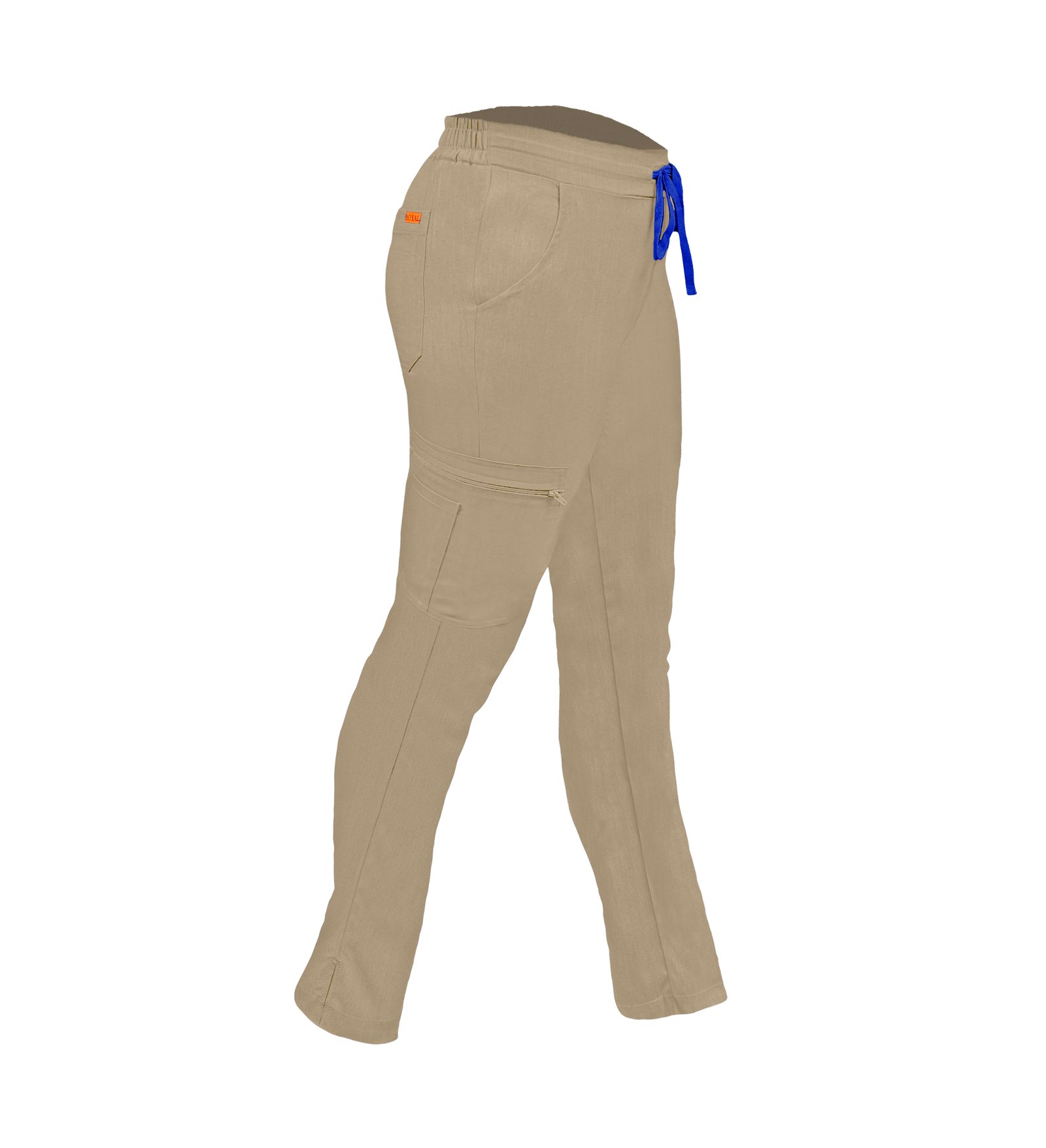 Pantalon medical de dama slim fit cu opt buzunare