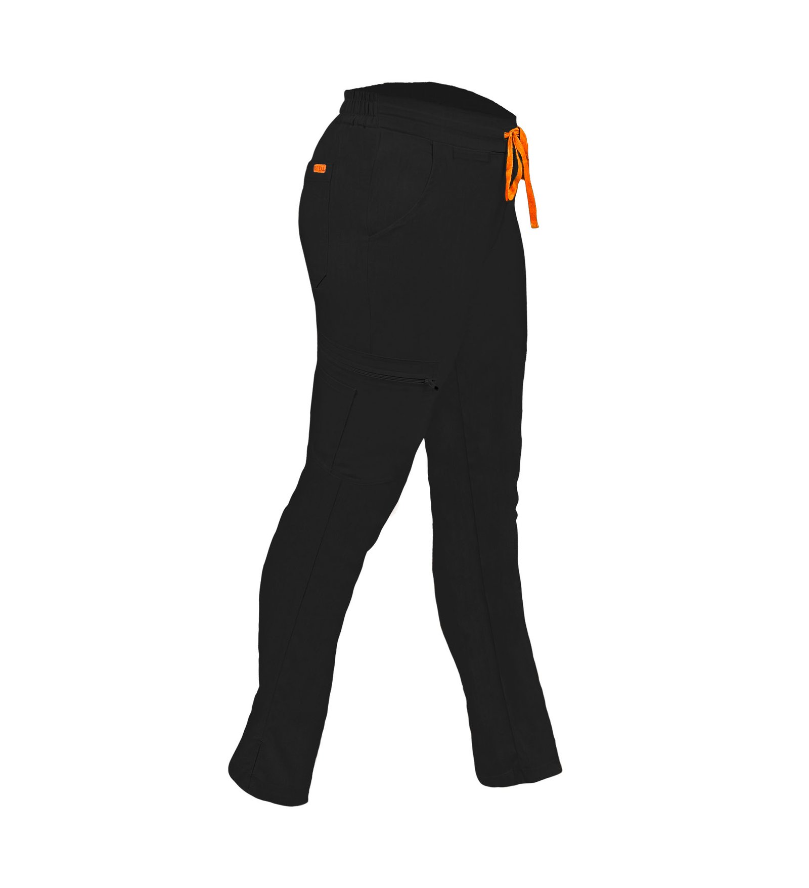 Pantalon medical de dama slim fit cu zece buzunare