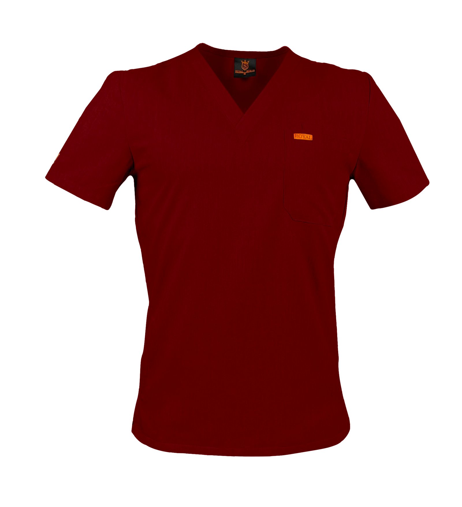 Bluza medicala de barbati slim fit cu patru buzunare