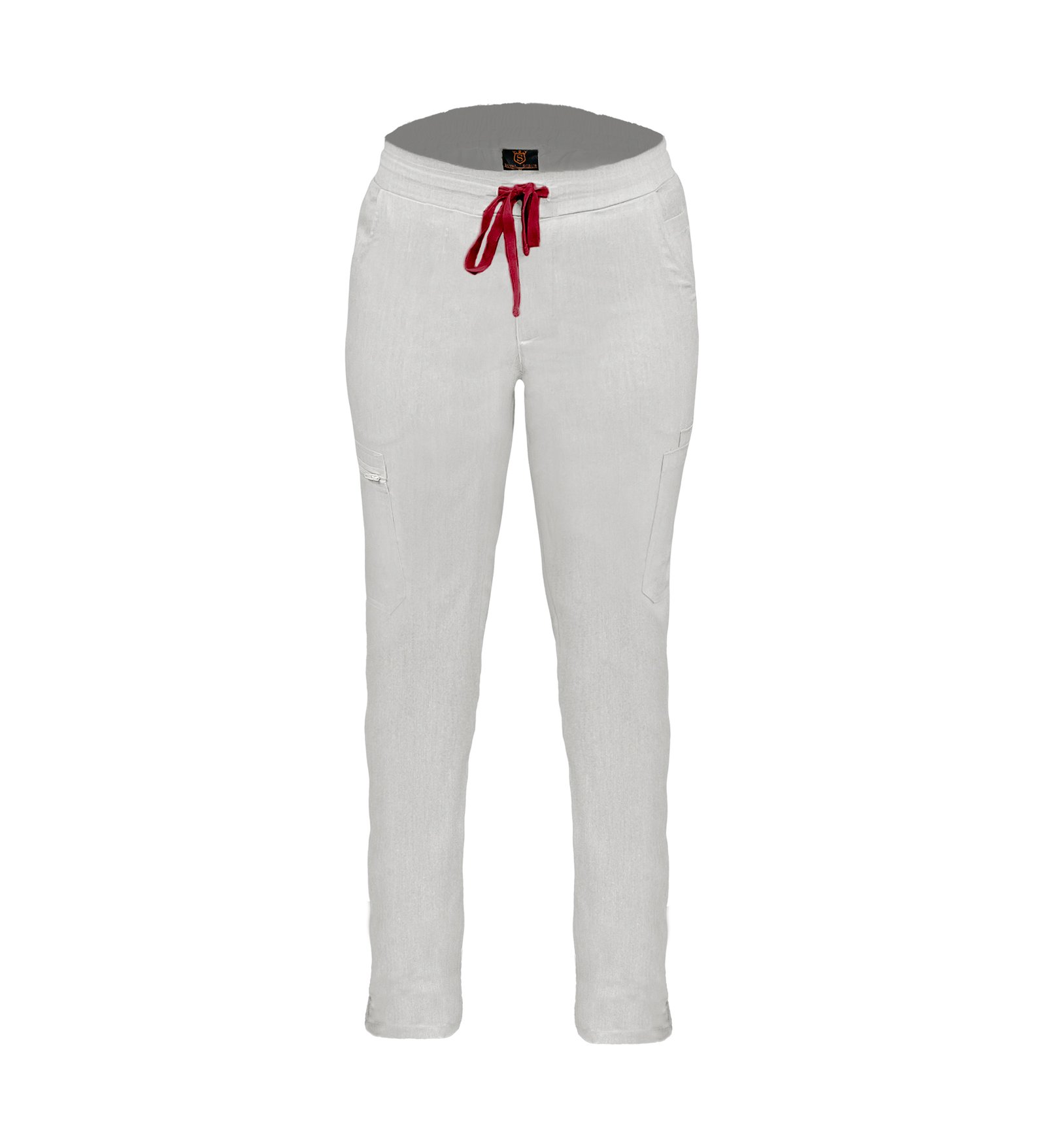 Pantalon medical de dama slim fit cu opt buzunare