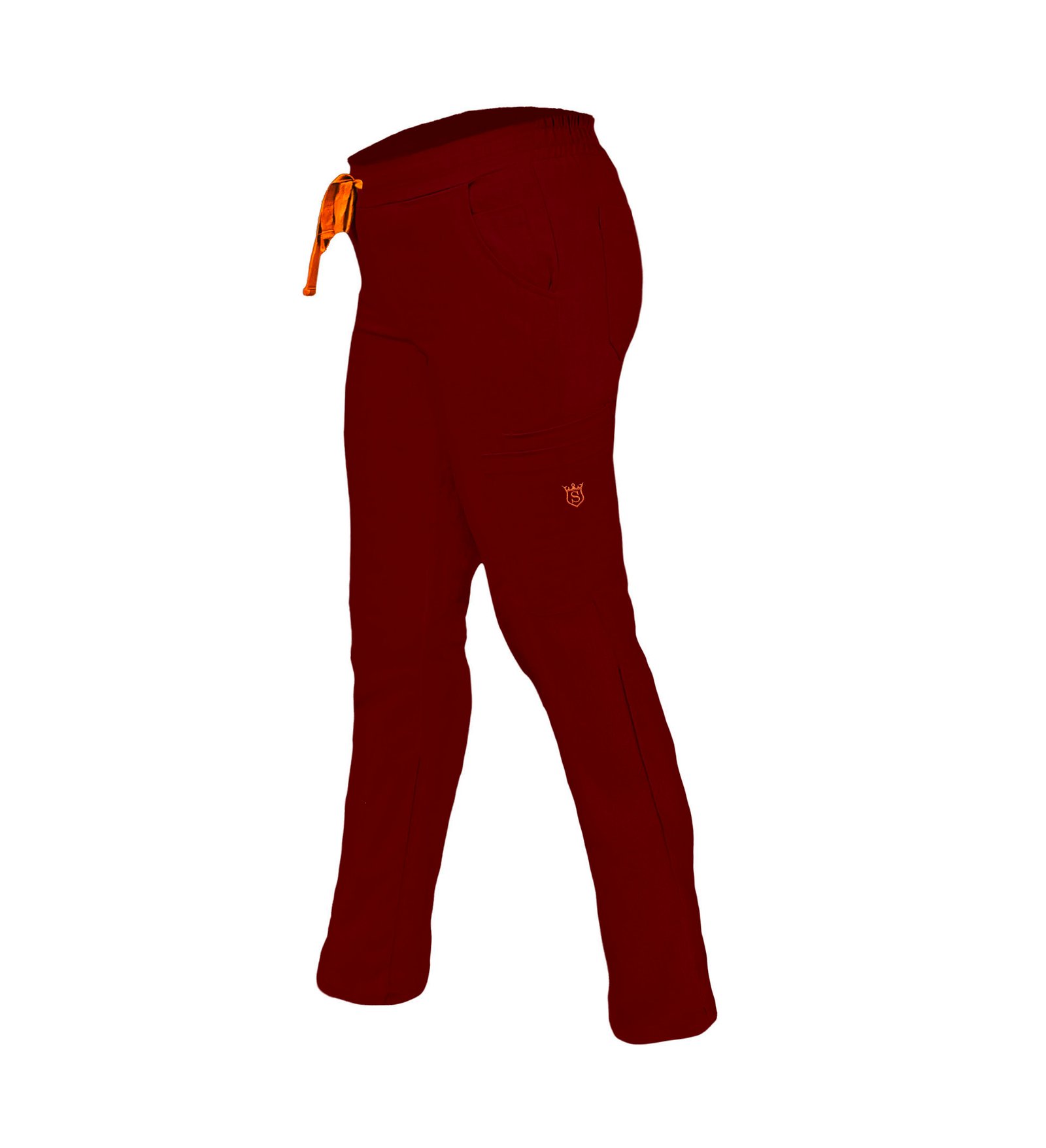Pantalon medical de dama slim fit cu zece buzunare