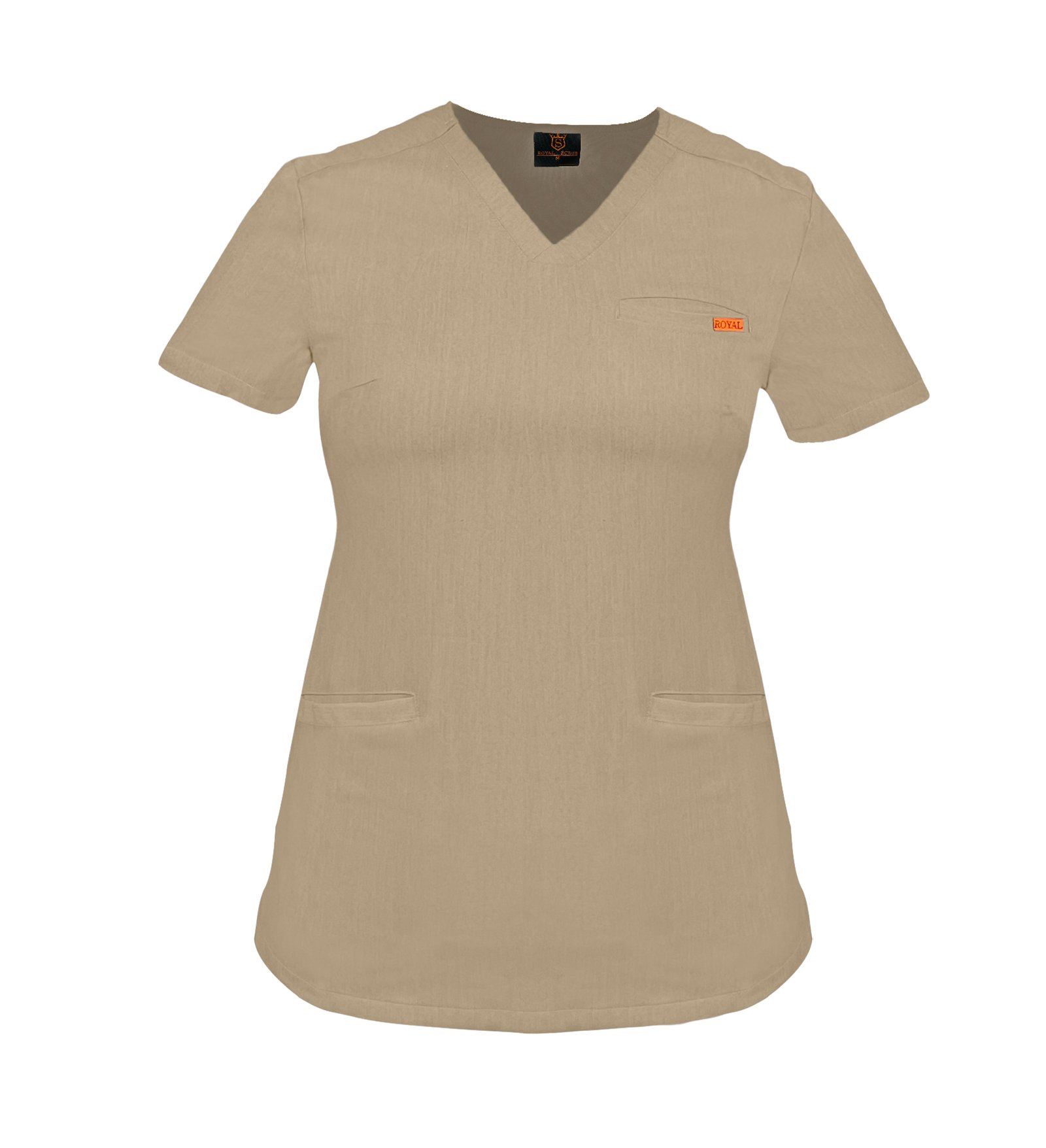 Bluza medicala de dama slim fit cu trei buzunare