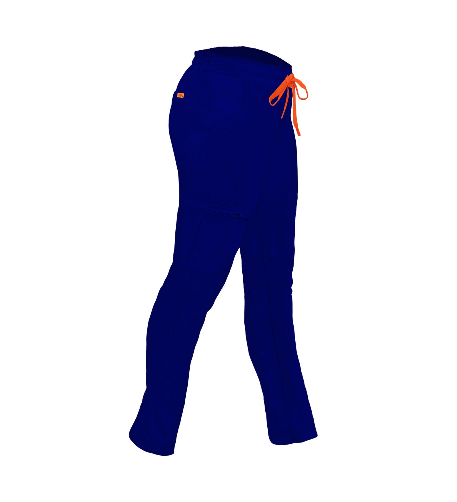 Pantalon medical de dama slim fit cu zece buzunare