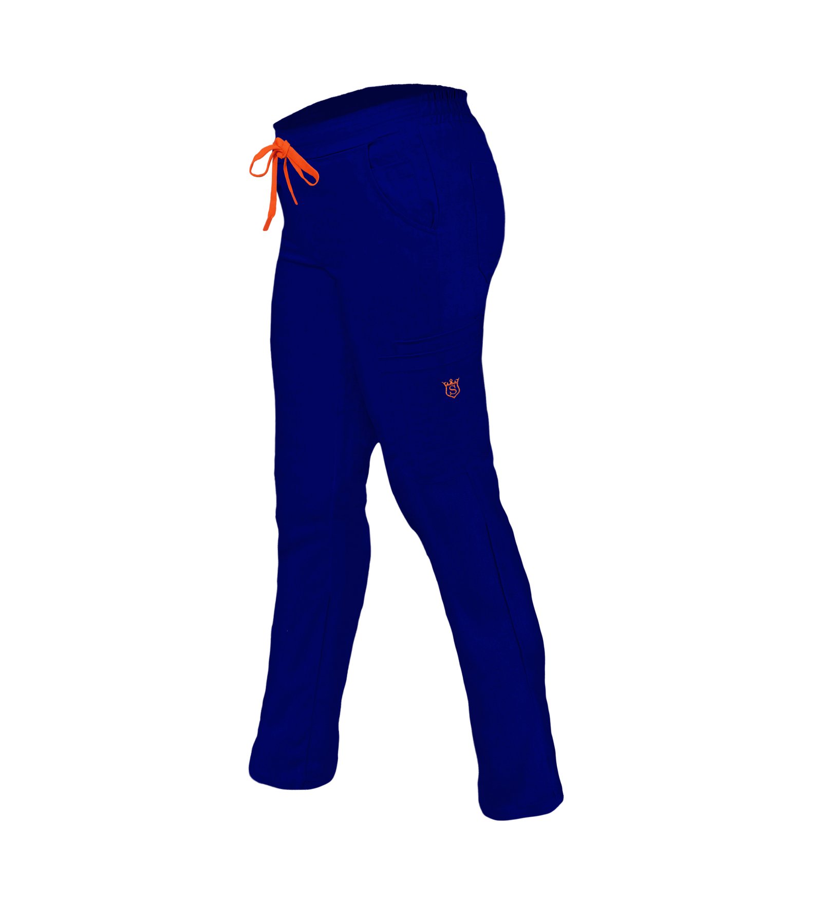 Pantalon medical de dama slim fit cu zece buzunare
