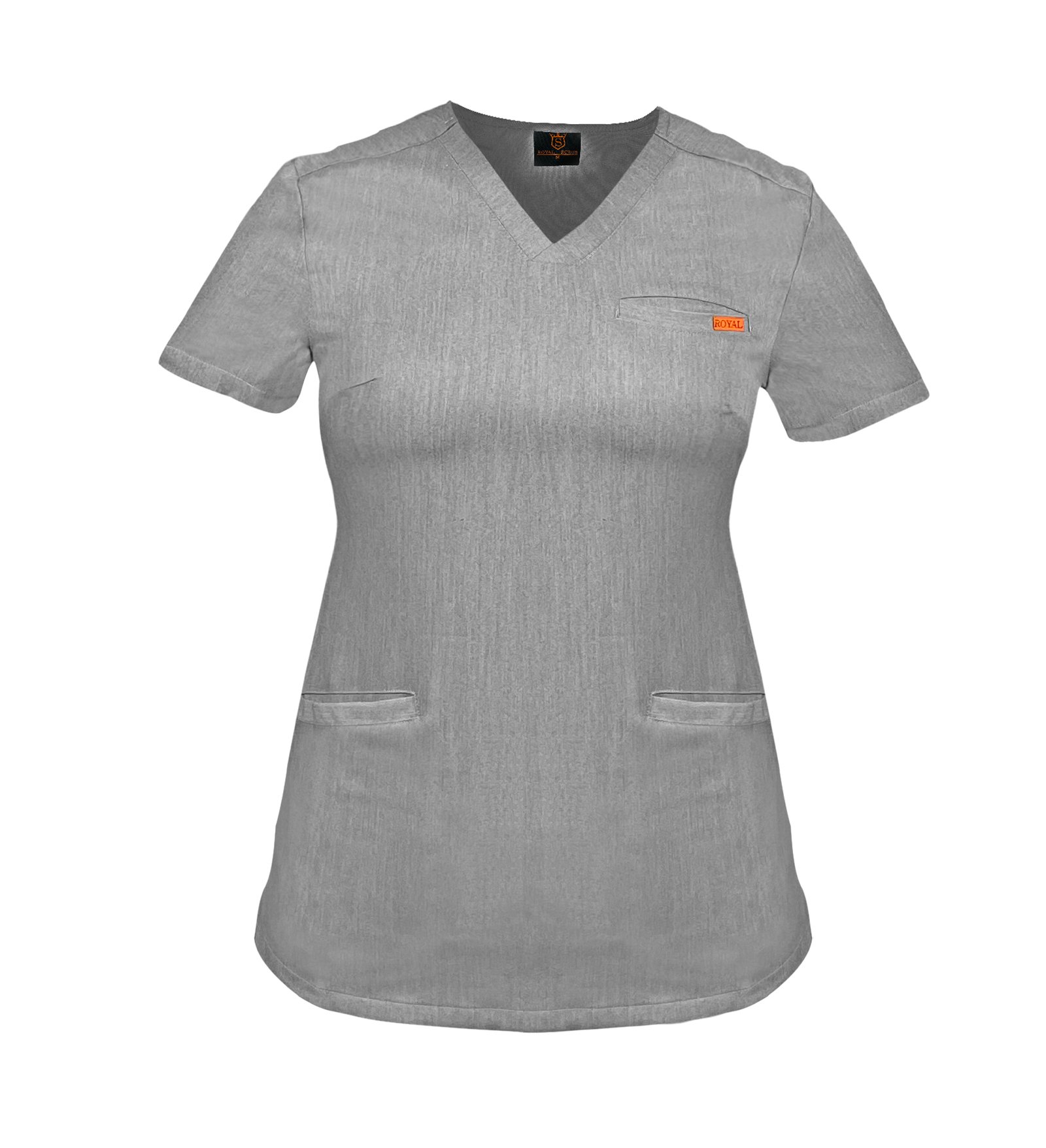 Bluza medicala de dama slim fit cu trei buzunare