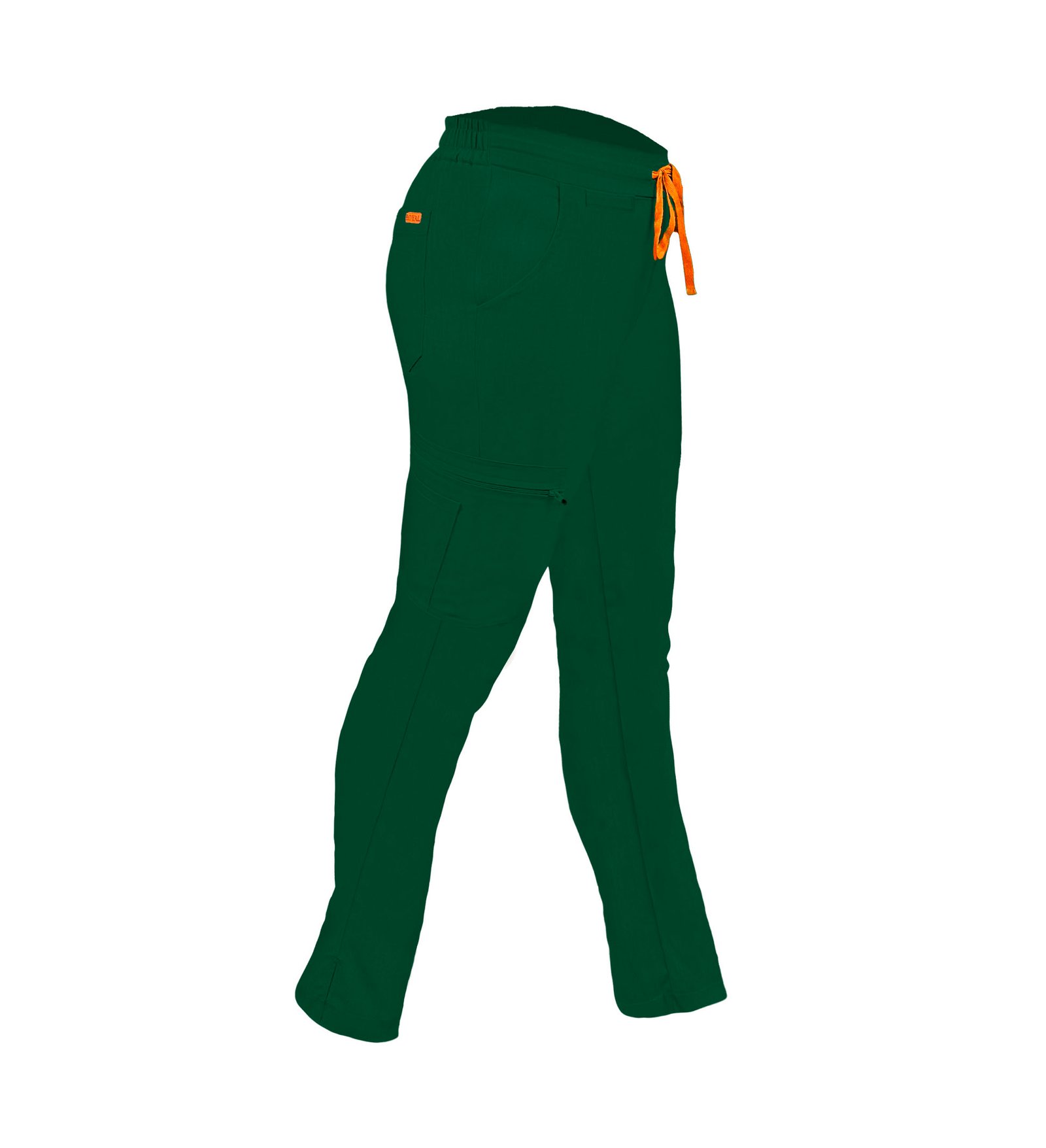 Pantalon medical de dama slim fit cu zece buzunare