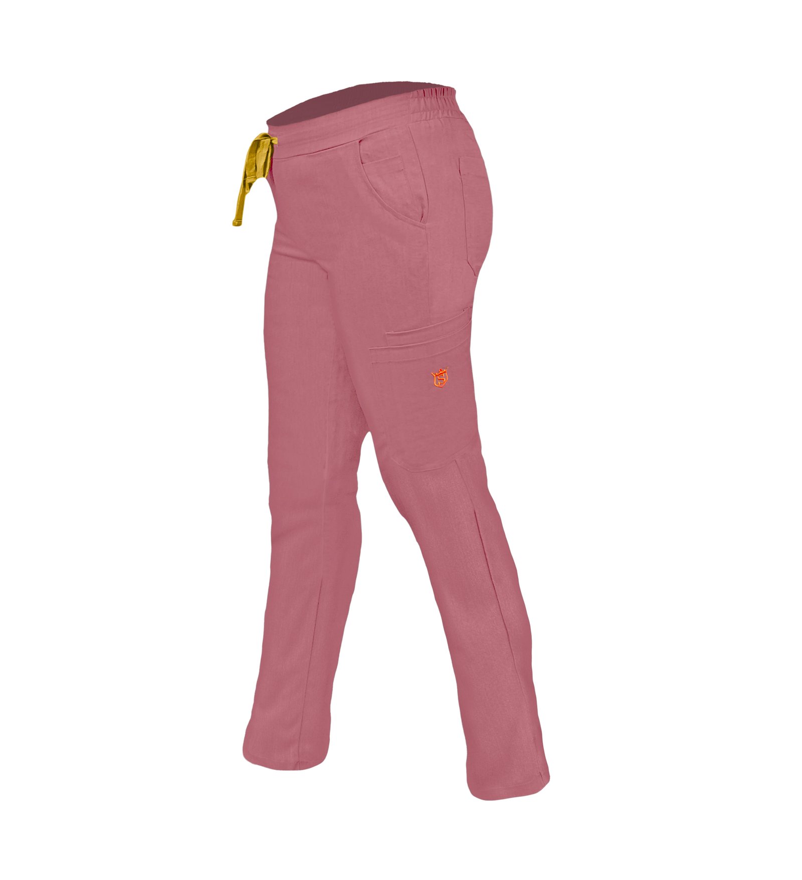 Pantalon medical de dama slim fit cu opt buzunare