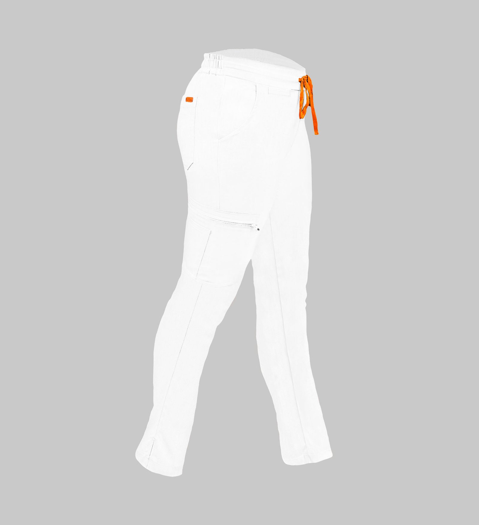 Pantalon medical de dama slim fit cu zece buzunare