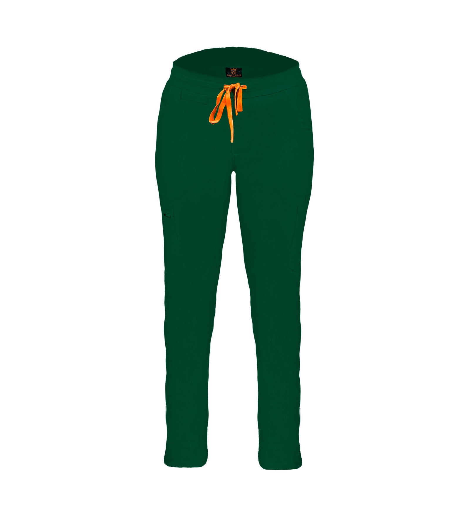 Pantalon medical de dama slim fit cu zece buzunare