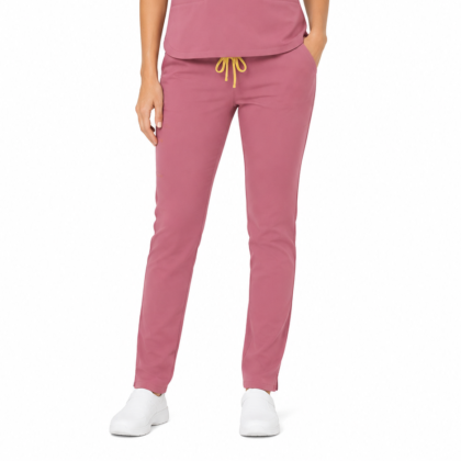 Pantalon medical de dama slim fit cu opt buzunare