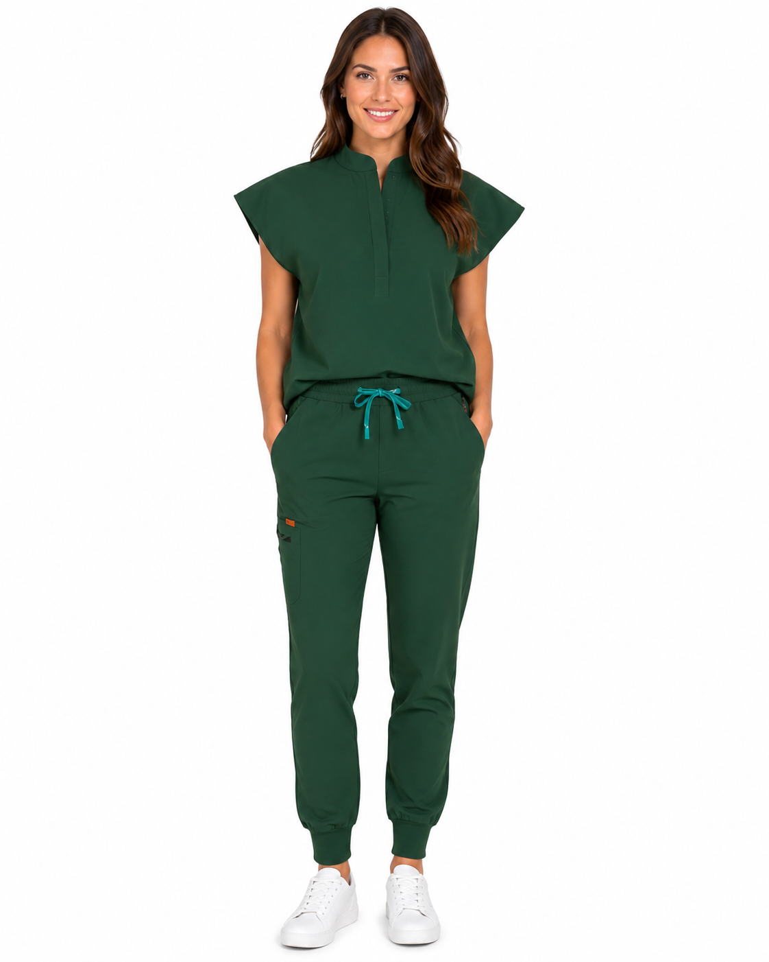 Bluza medicala de dama Butterfly cu doua buzunare